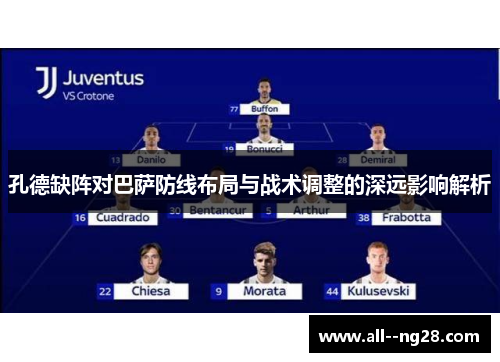 孔德缺阵对巴萨防线布局与战术调整的深远影响解析